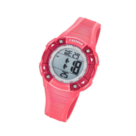 Calypso K5728/2 digitaal tiener horloge 38 mm 100 meter roze