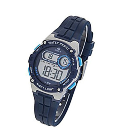 Marea B25154/2 digitaal tiener horloge 36 mm 100 meter blauw