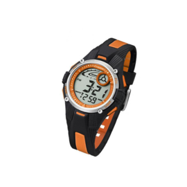 Calypso K5558/4 digitaal tiener horloge 36 mm 100 meter zwart/ oranje