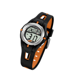 Calypso K5506/2 digitaal tiener horloge 34 mm 100 meter zwart/ oranje