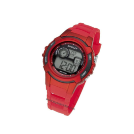 Nowley 8-6236-0-1 digitaal tiener horloge 40 mm 100 meter rood/ zwart