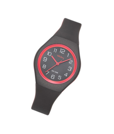 Tekday 654144 analoog tiener horloge 34 mm 100 meter grijs/ roze