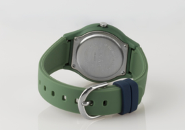 Sinar XB-48-3 analoog tiener horloge 36 mm 100 meter groen/blauw