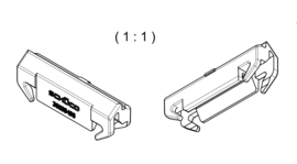 Schuco kunststof houder - 203108 / 266261