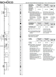 Schuco antipaniek meerpuntslot Interlock E 34/92 - 279469