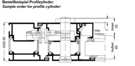 Schuco Knopcilinder - diverse maten