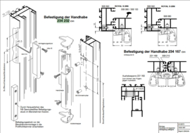 Schüco Griff für Schiebetür – 234232