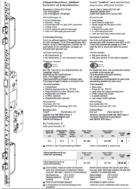 Schuco antipaniek meerpuntslot Safematic E bi 34.5/92 - 241282