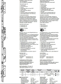 Schüco antipaniek motorslot pen haak B 34.3/92 - LS 279013 / RS 279014