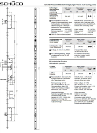 Schuco antipaniek meerpuntslot Interlock E 34/92 - 279467