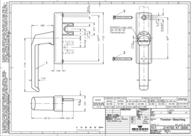 Schuco raamgreep - 214750 aluminium