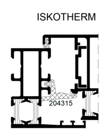 Schuco middendichting iskoterm - 255435 - 10 meter