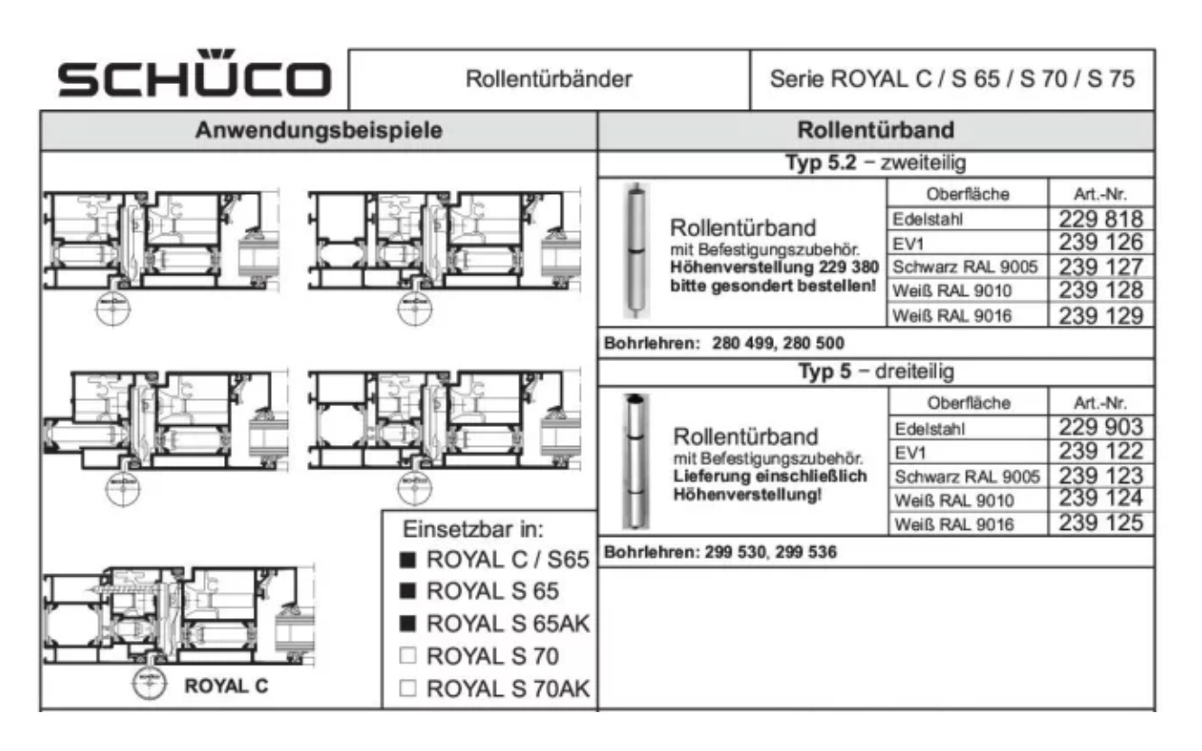 Schuco rollerband Royal S - 239126