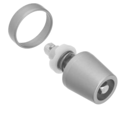 Schuco insteekhuis - knop 247858 / 234030 aluminium 