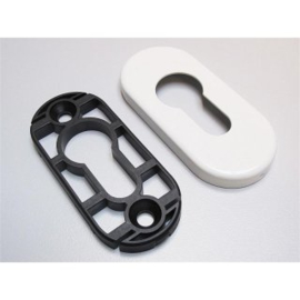 Schuco rozet kleuren: 218893 alu / 227652 zwart / 218895 wit 9010 /218896 wit 9016 / 218897 RVS