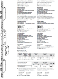 Schuco antipaniek meerpuntslot Safematic  E 32.5/92 - 241369 / 241370