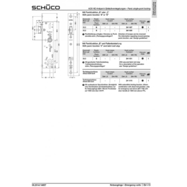 Schuco anti paniek espagnoletslot 241831