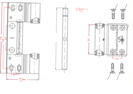 Schuco Scharnier ADS 65 -  239122