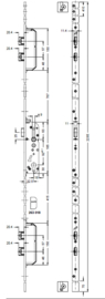 Schuco antipaniek meerpuntslot Safematic  E 32.5/92 - 241369 / 241370