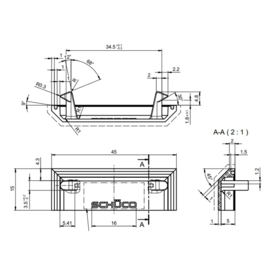 Schuco waterkapje / ontwateringskapje - grijs 208693 / zwart 208694 / wit 9010 208695 / wit 9016  227542