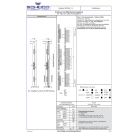 Schuco meerpuntslot  regel 34/92 - 211397