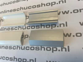 Schüco aluminium waterkapje - Wit 9010 217560 / Wit  9016 227734 / aluminium 217561 / brons 217562