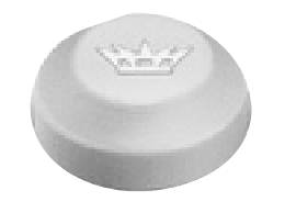 Schuco afdekkapje rozet blauw - 298420