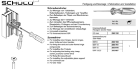 Schuco schroevendraaier  - Hexacon en Star-head - diverse maten
