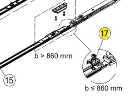 Schuco regelstangbeveiliging - per stuk - 277906 / 277905