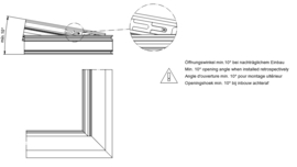 Schuco SimplySmart 75° stop - 275667