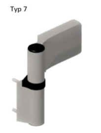Schuco scharnier CT 70 Accent - 21523800 LS / 21523700 RS