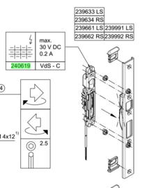 Schuco regel - schakelcontact - 240619