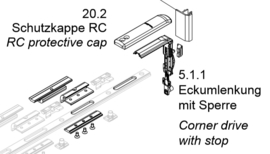 Schuco hoekoverbrenger 276009