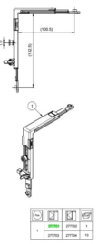 Schuco hoekverbinder SimplySmart 277701 LS / 277702 RS