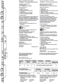 Schuco antipaniek meerpuntslot Safematic E 32.5/92 - 241366 / 241365