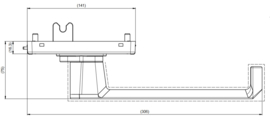 Schuco aluminium PSK greep afsluitbaar schuifpui zilver RS 247696 /277796 - LS 247695 / 277795