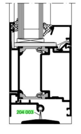 Schuco borstel - 1.25 m - 204003