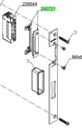 Schüco elektrische deuropener 10-24V R - 239544