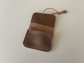 KNOT wallet mini - hazelnut leather