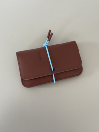 KNOT wallet - chestnut leather