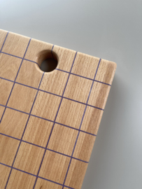 serving board 29 - purple grid