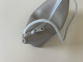 CORD pouch / bag - zinc leather