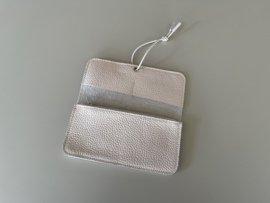 KNOT wallet wide - shell leather & elastic