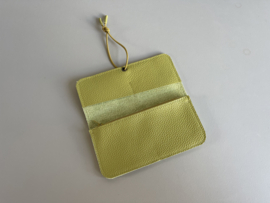KNOT wallet wide - mist leather & elastic