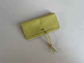 KNOT wallet wide - mist leather & elastic