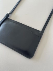 EDGE phone purse - black leather