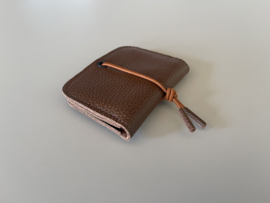 KNOT wallet mini - hazelnut leather