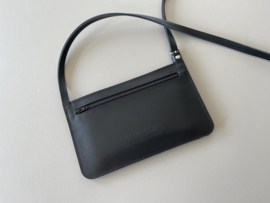 EDGE phone purse - black leather