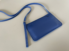 EDGE phone purse - cobalt leather