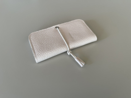 KNOT wallet - shell leather & elastic